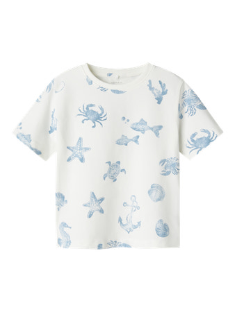 Se NAME IT T-shirt Fille Cloud Dancer hos SmartKidz