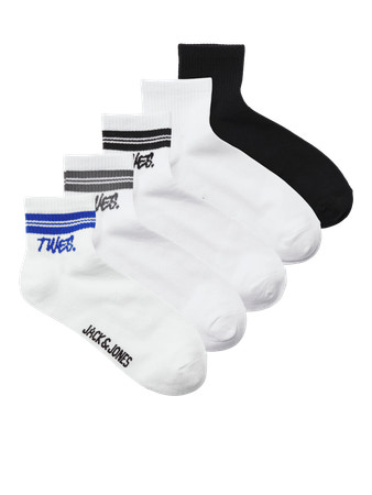 Se Jack & Jones 5-Pak Tennis Sokker Wes hos SmartKidz