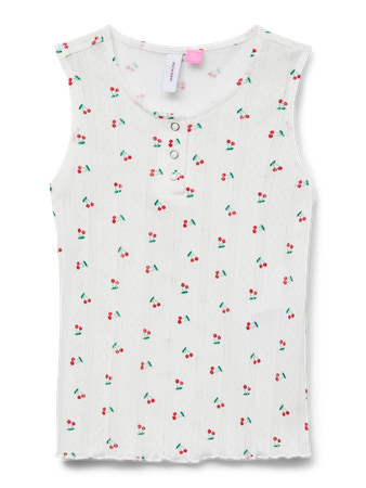 Se Vero Moda Girl Top Marie Snow White Strawberry hos SmartKidz