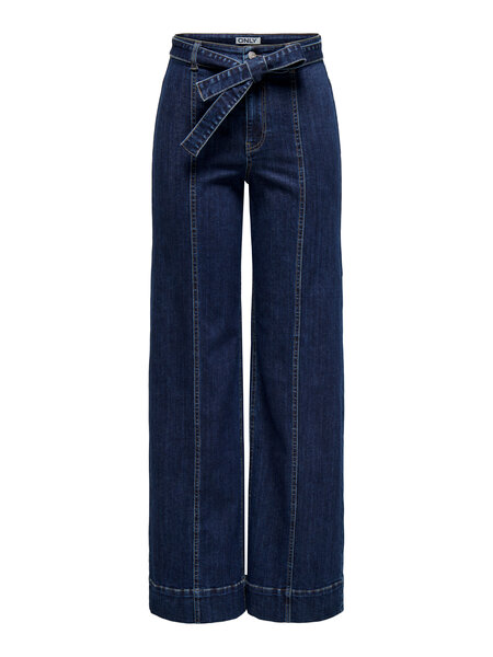 Se Only Blush High Waist Belt Jeans Madison Dark Blue hos SmartKidz
