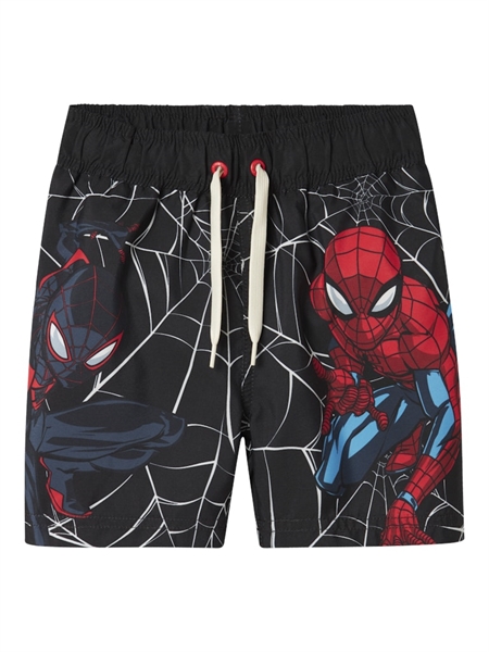 NAME IT Bade Shorts Mave Spiderman Black