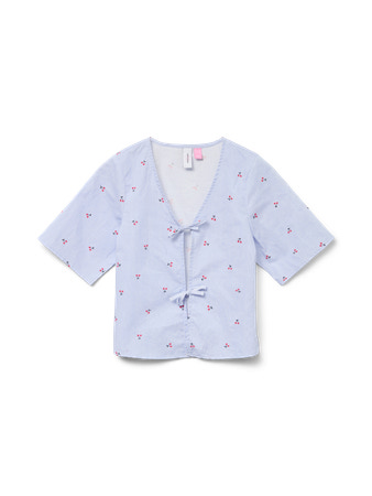 Se Vero Moda Girl Sløjfe Top Modea Cherry hos SmartKidz