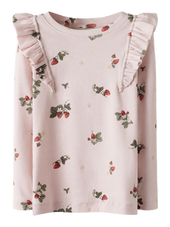 Se NAME IT Modal Bluse Fryda Ballerina Strawberry hos SmartKidz