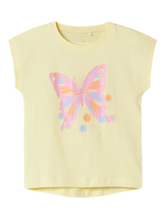 Se NAME IT Top Violet Pastel Yellow Butterfly hos SmartKidz