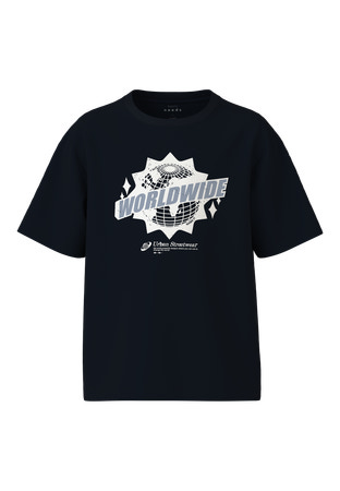 Se NAME IT T-shirt Vilogo Black Worldwide hos SmartKidz