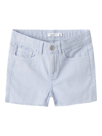 Se NAME IT Twill Shorts Rose Xenon Blue hos SmartKidz