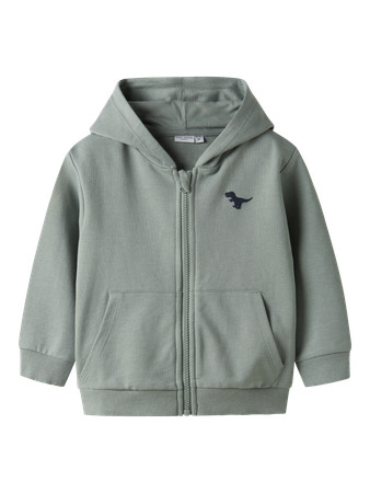 Se NAME IT Sweat Cardigan Valon Slate Gray hos SmartKidz