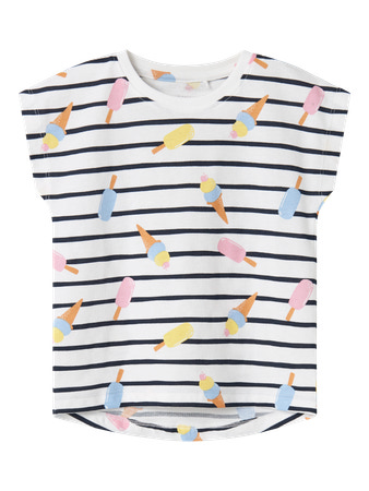 Se NAME IT T-shirt Vigga Bright White Ice hos SmartKidz