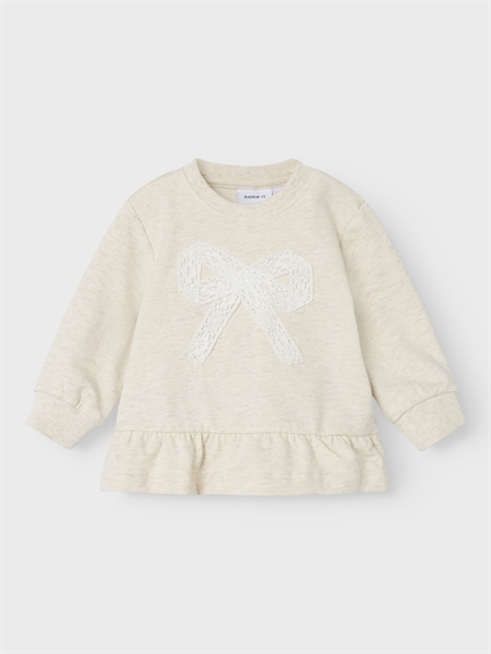 Se NAME IT Let Sweatshirt Hush Peyote Melange hos SmartKidz