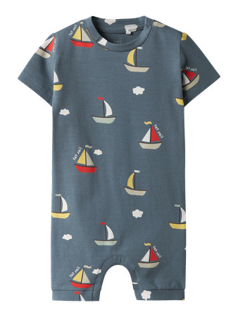 Se NAME IT Sunsuit Vroels Blue Mirage Boats hos SmartKidz