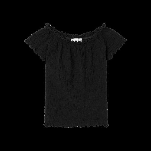 NAME IT Kortærmet Bluse Halisse Black