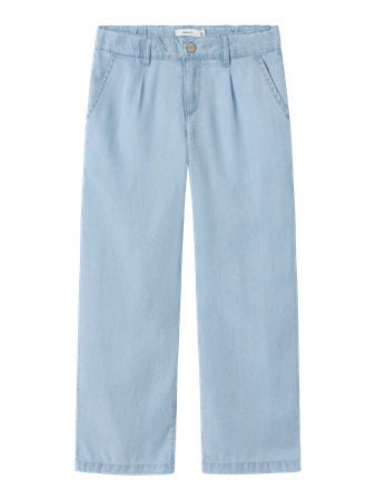 Se NAME IT Wide Jeans Rose Light Blue Denim hos SmartKidz