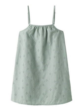 NAME IT Strop Kjole Violeta Aqua Gray