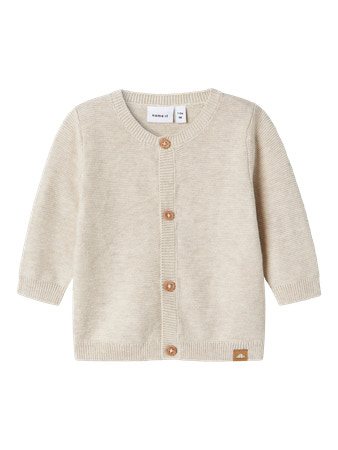 NAME IT Strik Cardigan Jolle Peyote Melange
