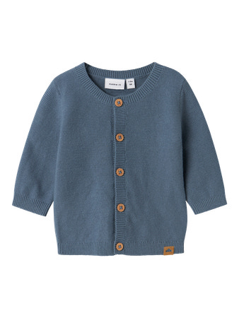 Se NAME IT Strik Cardigan Jolle Blue Mirage hos SmartKidz
