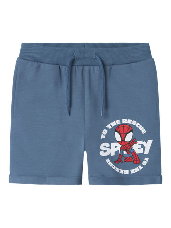 NAME IT Mani Spidey Shorts Blue Mirage