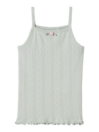 Se NAME IT Strop top Jsilke Aqua Gray hos SmartKidz