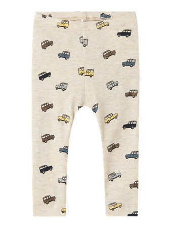 Se NAME IT Rib Leggings Hukab Peyote Melange hos SmartKidz