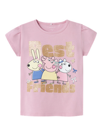 Se NAME IT Gurli Gris T-shirt Cameo Pink hos SmartKidz