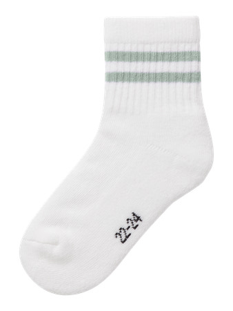 Se NAME IT 2-Pak Tennissokker Jalma Bright White Aqua Gray hos SmartKidz