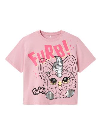 NAME IT Furby T-shirt Molda Cameo Pink