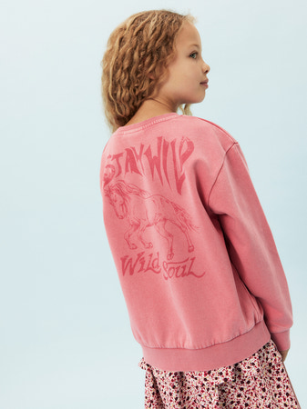 Se NAME IT Sweatshirt Kassia Rapture Rose hos SmartKidz
