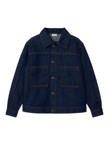 NAME IT Denimjakke Reese Dark Blue Denim
