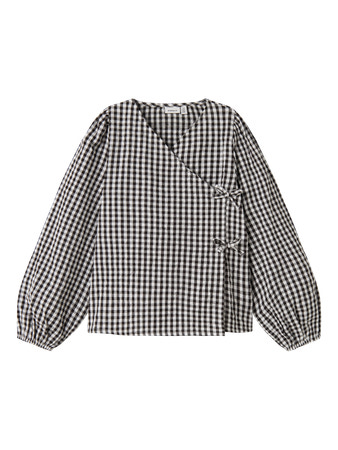 NAME IT Ternet Bluse Kamille Black Bright White