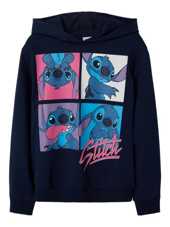 NAME IT Stitch Sweatshirt Inga Navy Blazer