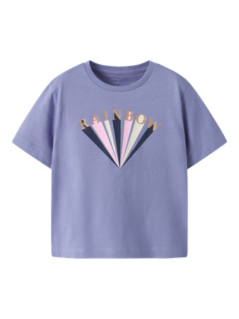 Se NAME IT T-shirt Katinka Purple Impression hos SmartKidz