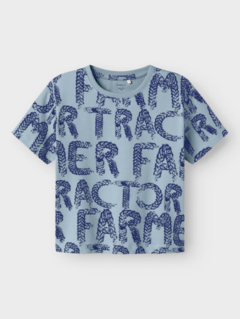 Se NAME IT T-shirt Leander Dusty Blue hos SmartKidz
