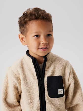 NAME IT 2 i 1 Teddy Jakke Og Vest Lane Peyote