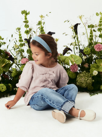 Se NAME IT Sløjfe Top Kesia Burnished Lilac hos SmartKidz