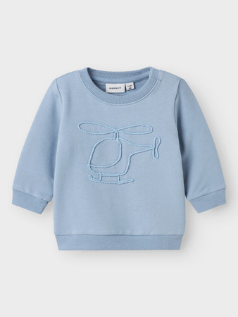 Se NAME IT Sweatshirt Kopter Dusty Blue hos SmartKidz