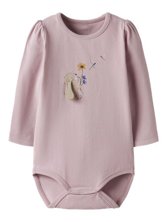 Se NAME IT Langærmet Body Korn Burnished Lilac hos SmartKidz