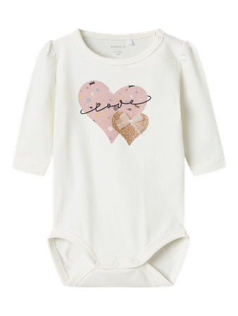 Se NAME IT Langærmet Body Kinin Cloud Dancer hos SmartKidz