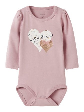 Se NAME IT Langærmet Body Kinin Burnished Lilac hos SmartKidz