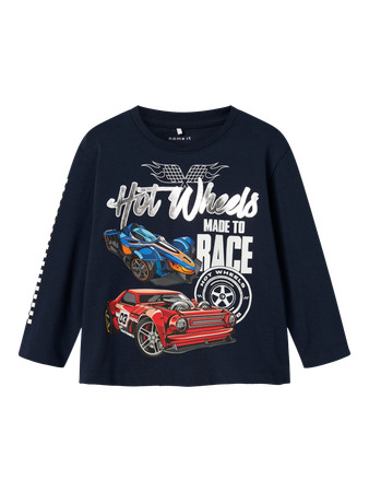 Se NAME IT Hotwheels Bluse Jarl Navy Blazer hos SmartKidz
