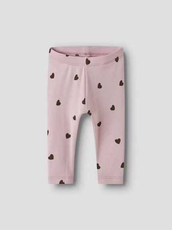Se NAME IT Leggings Heart Burnished Lilac hos SmartKidz