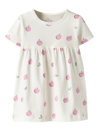 Se NAME IT Kjole Vandora Cloud Dancer Apples hos SmartKidz