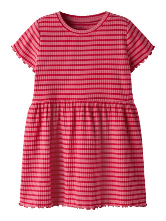Se NAME IT Rib Kjole Vemma Rapture Rose Jalapeno hos SmartKidz
