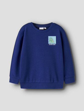 Se NAME IT Sweatshirt Vasha Sodalite Blue Monster Mashup hos SmartKidz
