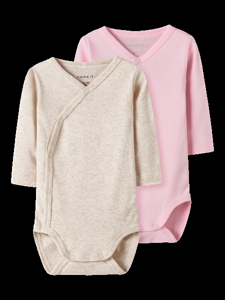 NAME IT 2-Pak Wrap Body Parfait Pink