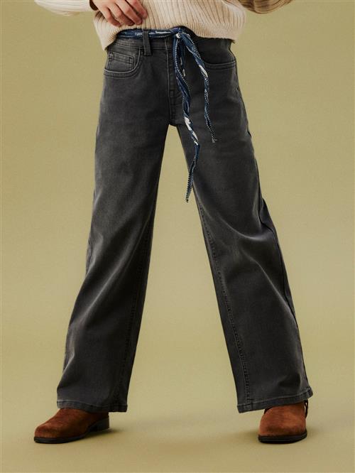 Se NAME IT Wide Jeans Rose Dark Grey Denim hos SmartKidz