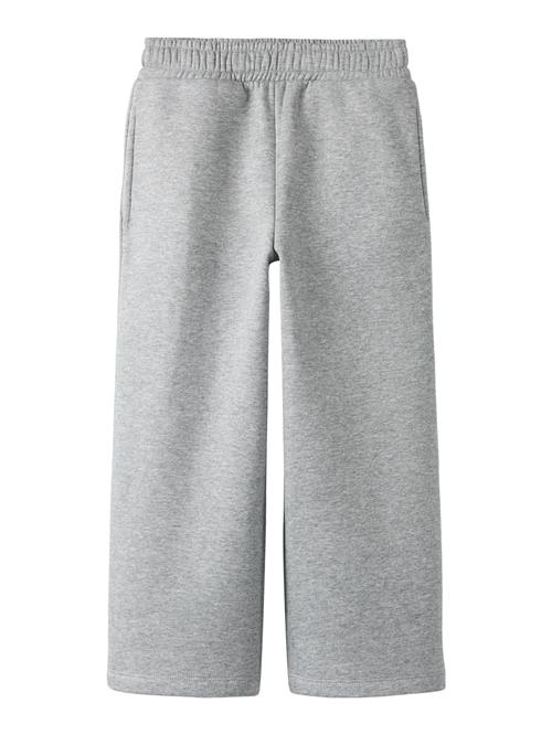 Se NAME IT Wide Sweatpants Kalas Grey Melange hos SmartKidz