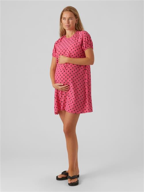 MAMALICIOUS Kjole  lys pink / sort