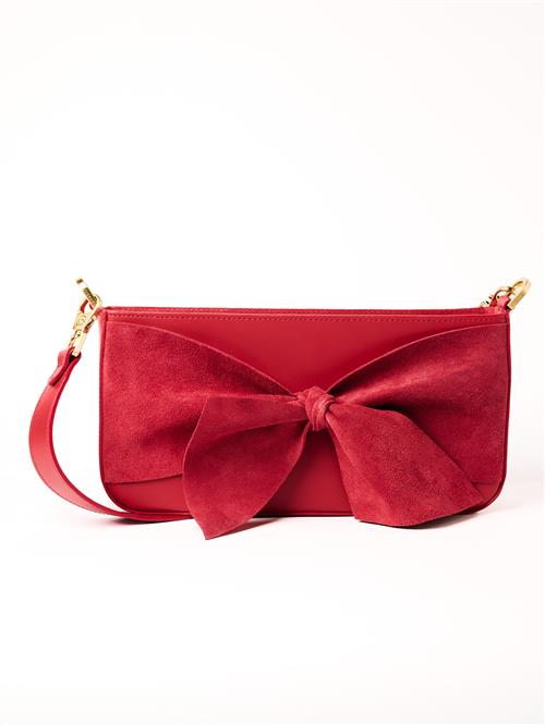 AKARDO Clutch 'Lucille'  mørkerød