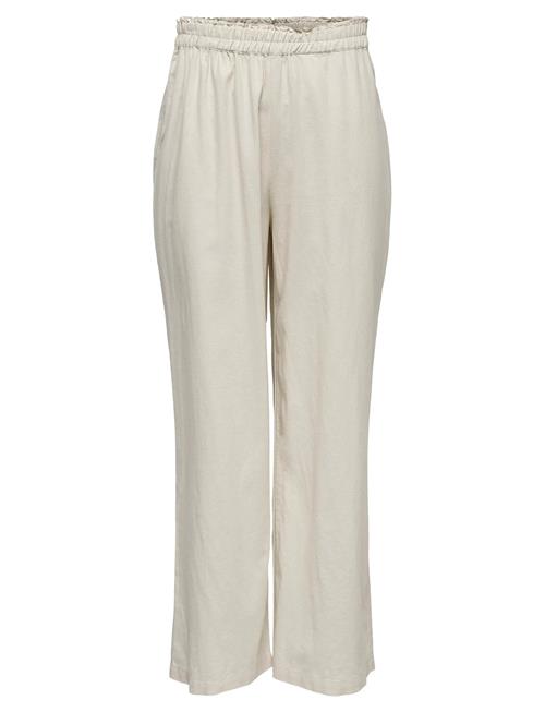 Onltokyo Hw Linen Blend Pant Pnt Noos ONLY Cream