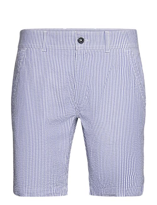 Se Bs Bertil Regular Fit Shorts Bruun & Stengade Blue ved Booztlet