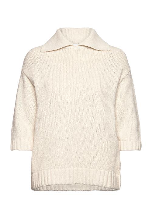 Se Salou Ss Sweater 15178 Samsøe Samsøe Cream ved Booztlet